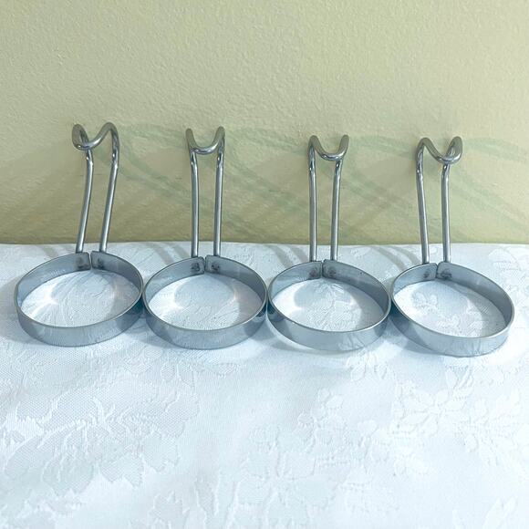 4 Bormioli Rocco Oslo Italian Tempered Glass Espresso Cups Metal Handle Mugs Cup - Picture 11 of 11